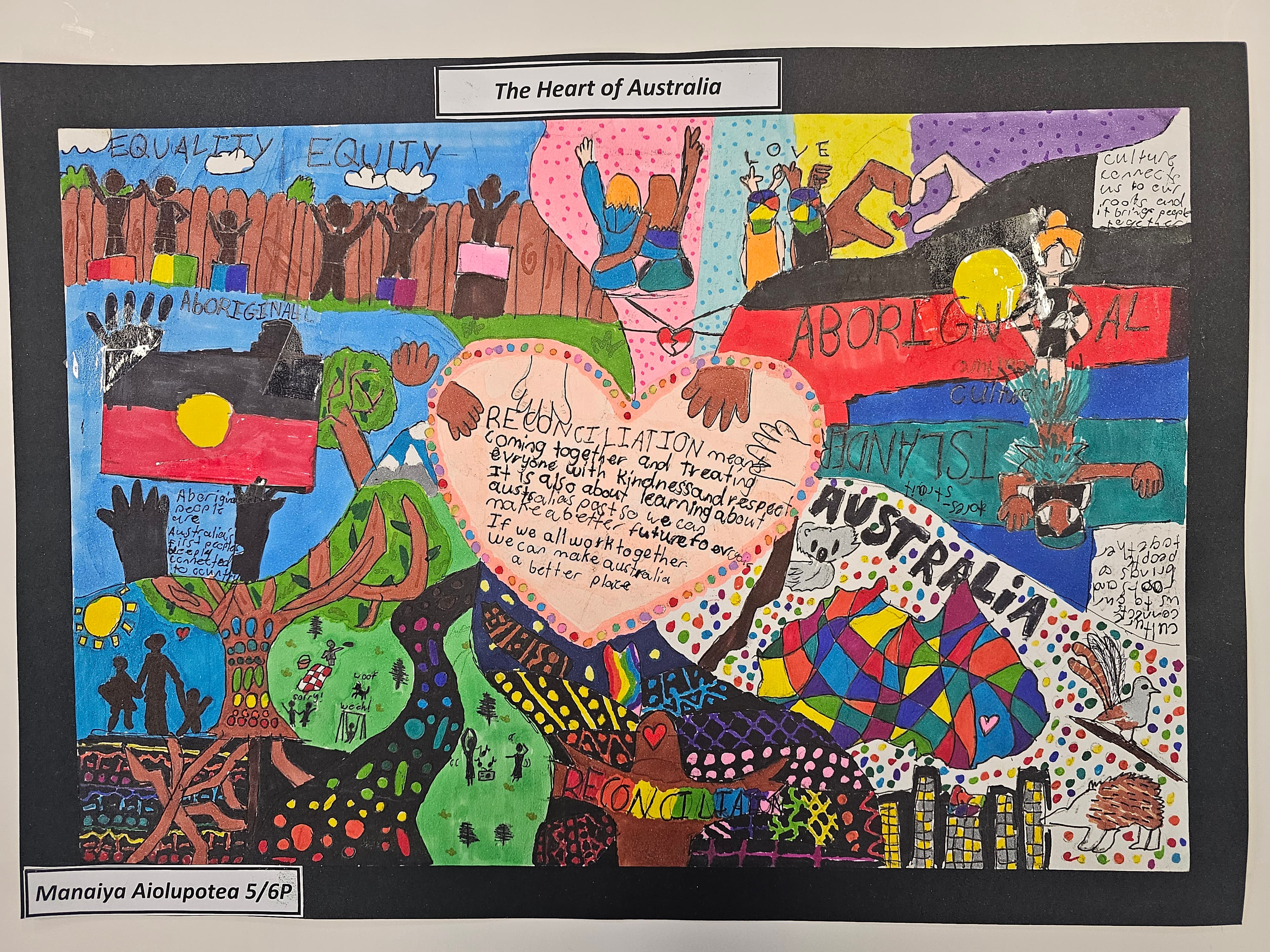 “The Heart of Australia” by Manaiya A.
