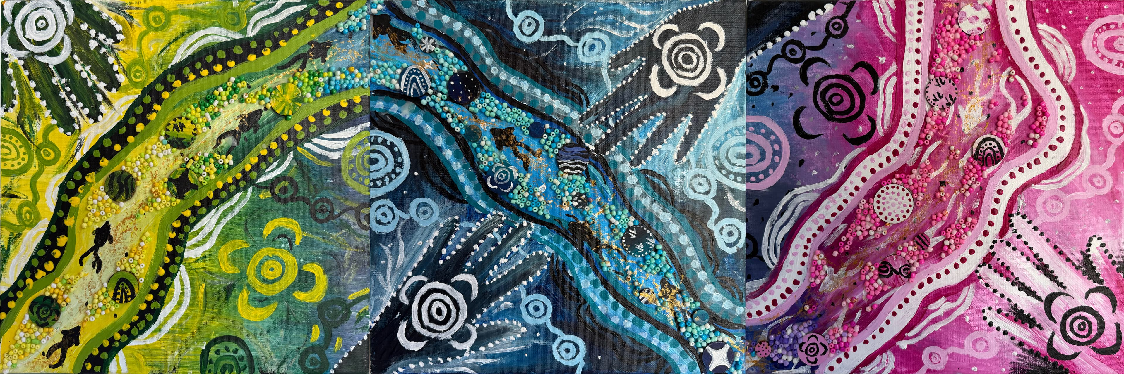 “The river brings life. It is me.” by Mia B.